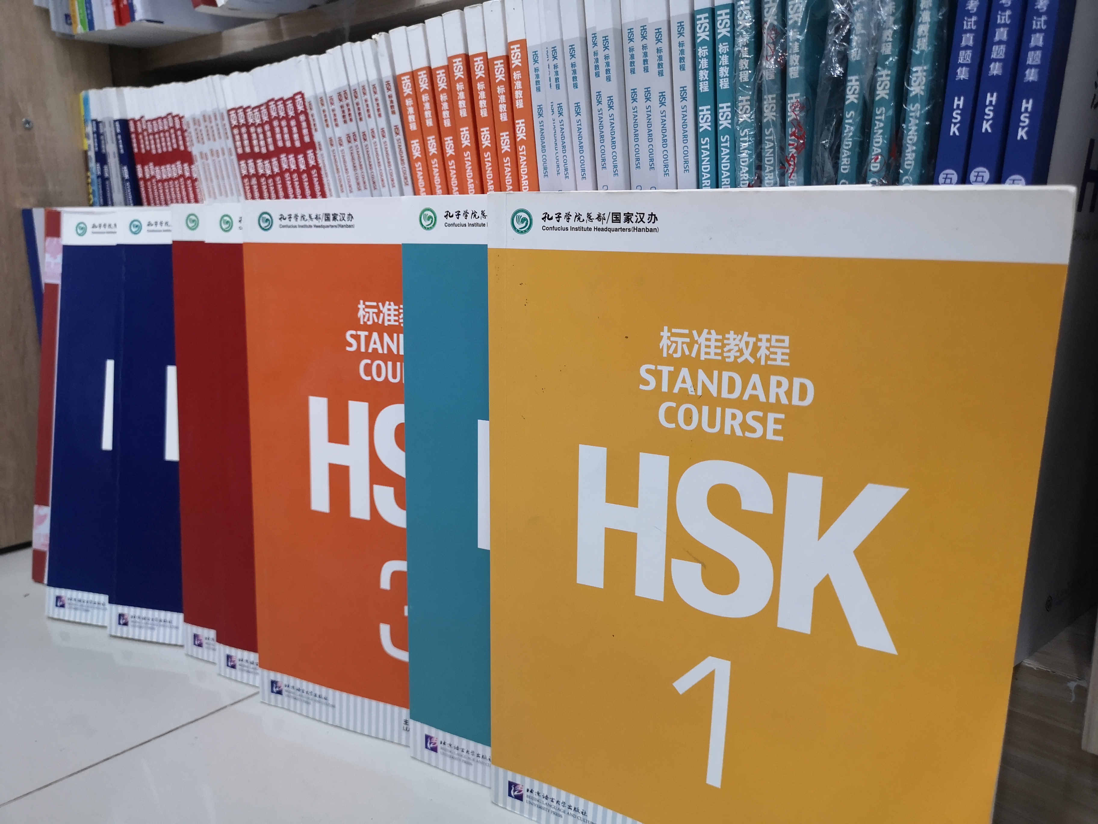 HSK1-6 ชุดหนังสือเตรียมสอบ แบบเรียน  HSK Standard Course (Textbook+Workbook)   HSK标准教程1-6课本练习册
