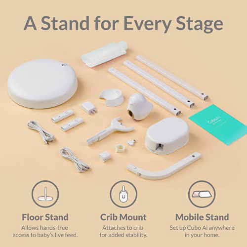 Baby Monitor and 3Stand Set HD Night Vision Camera with A.I. Baby