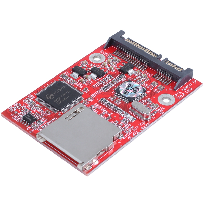 MMC SD SDHC SATA 6.35 centimeter HDD Secure Digital Conversion Adapter