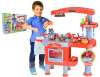 KIDTOYS ของเล่นชุดเครื่องครัวจำลอง พร้อมสติ๊กเกอร์สุดน่ารัก  ขนาด ยาว 52*กว้าง 33*สูง 67 ซม.