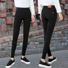 ภาพขนาดย่อของภาพหน้าปกสินค้ากางเกงสกินนี่ขายาวผู้หญิง กางเกงแฟชั่นผญ กางเกงขายาวผญ สีดำ จากร้าน CANTR บน Lazada ภาพที่ 5