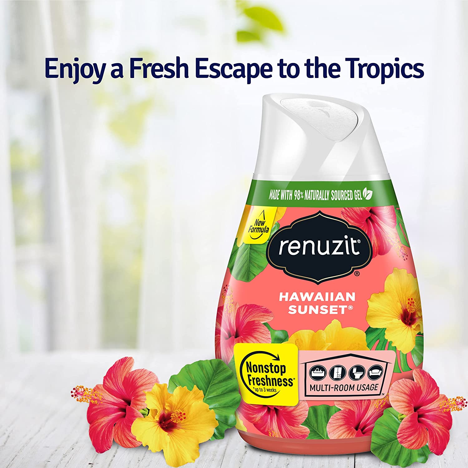 Renuzit Hawaiian Sunset รีนูซิต เจลปรับอากาศกลิ่นฮาวาเอี้ยน ซันเซ็ท 198