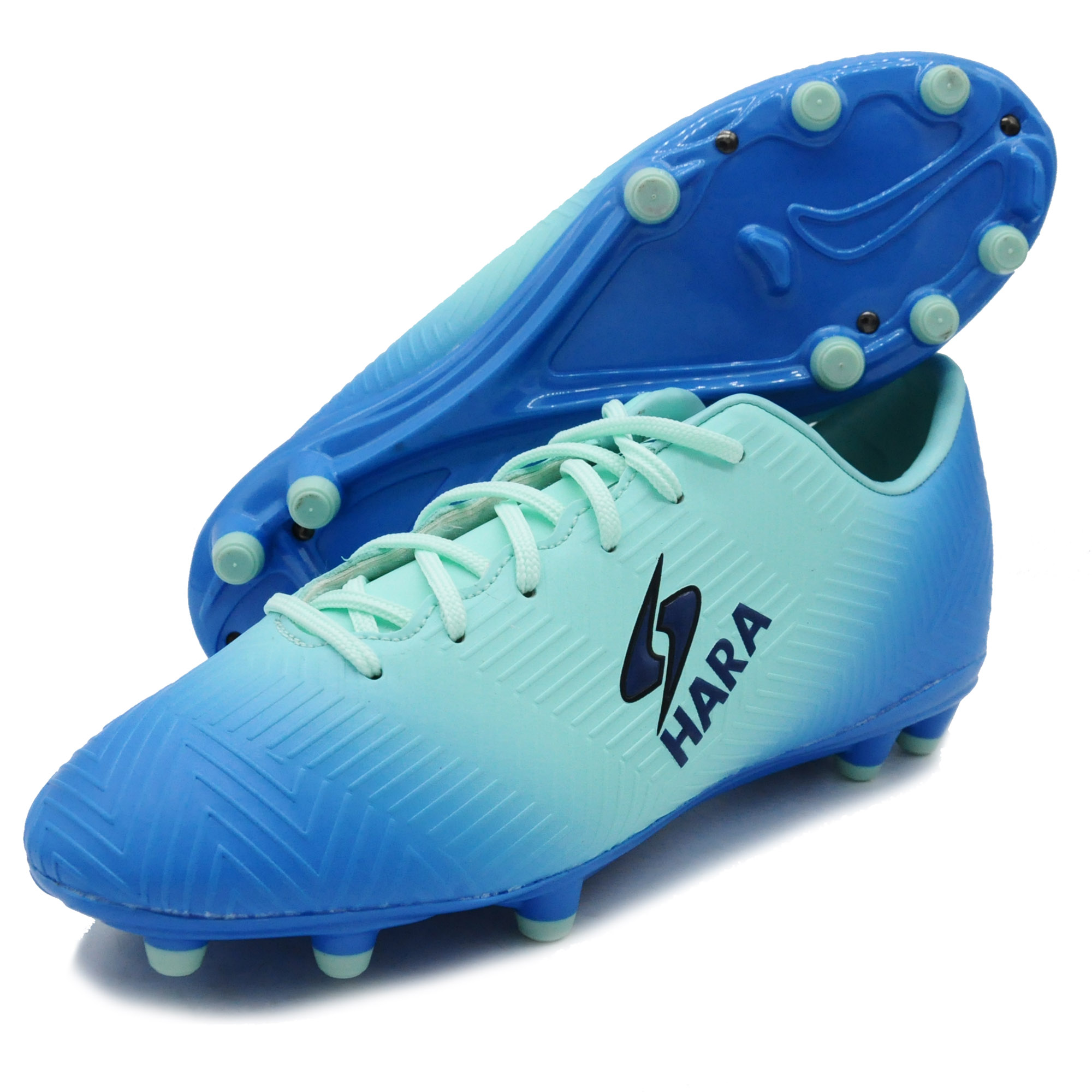 HARA Sports รองเท้าสตั๊ด รองเท้าฟุตบอล รุ่น F10T สีฟ้า