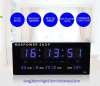 นาฬิกาดิจิตอล LED DIGITAL CLOCK แขวนติดผนัง ขนาด 36 X 15 X 3 ( ตัวเลขสูง 3 CM ) ตั้งปลุกได้ มี BACK UP ในตัว ไฟดับไม่ต้องตั้งเวลาใหม่ รุ่น 3615 สีน้ำเงิน