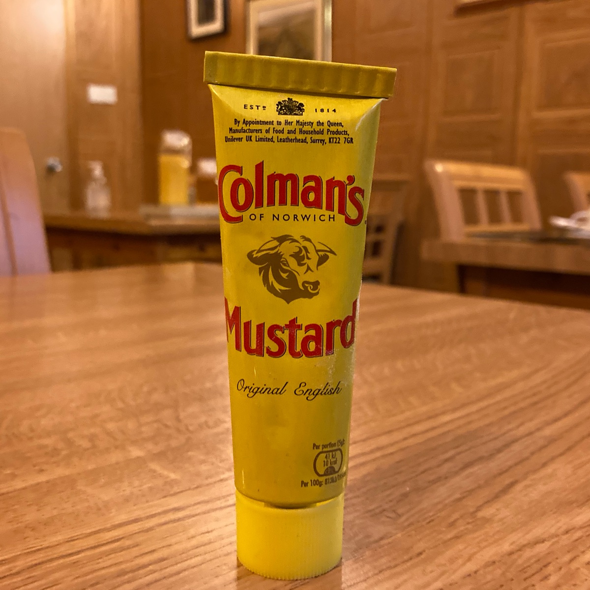 Colman’s Original English Mustard Tube 50g โคลเเมนส์ ออริจินัล อิงลิช