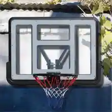 ภาพขนาดย่อของภาพหน้าปกสินค้าB&G แป้นบาสติดผนัง ห่วงบาส 52 นิ้ว Basketball hoop รุ่น S007 ติดตั้งผนังได้ ติดตั้งได้ง่าย แป้นบาส แป้นบาสเกตบอล แป้นบาสมาตรฐาน Basketball Backboard จากร้าน B&G บน Lazada ภาพที่ 1
