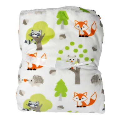 Just Cute Baby Blankets Newborn Fleece Blanket Thick 2 Layers Soft Baby Blankets Infant Baby Bedding Blanket Wrap Manta Bebe