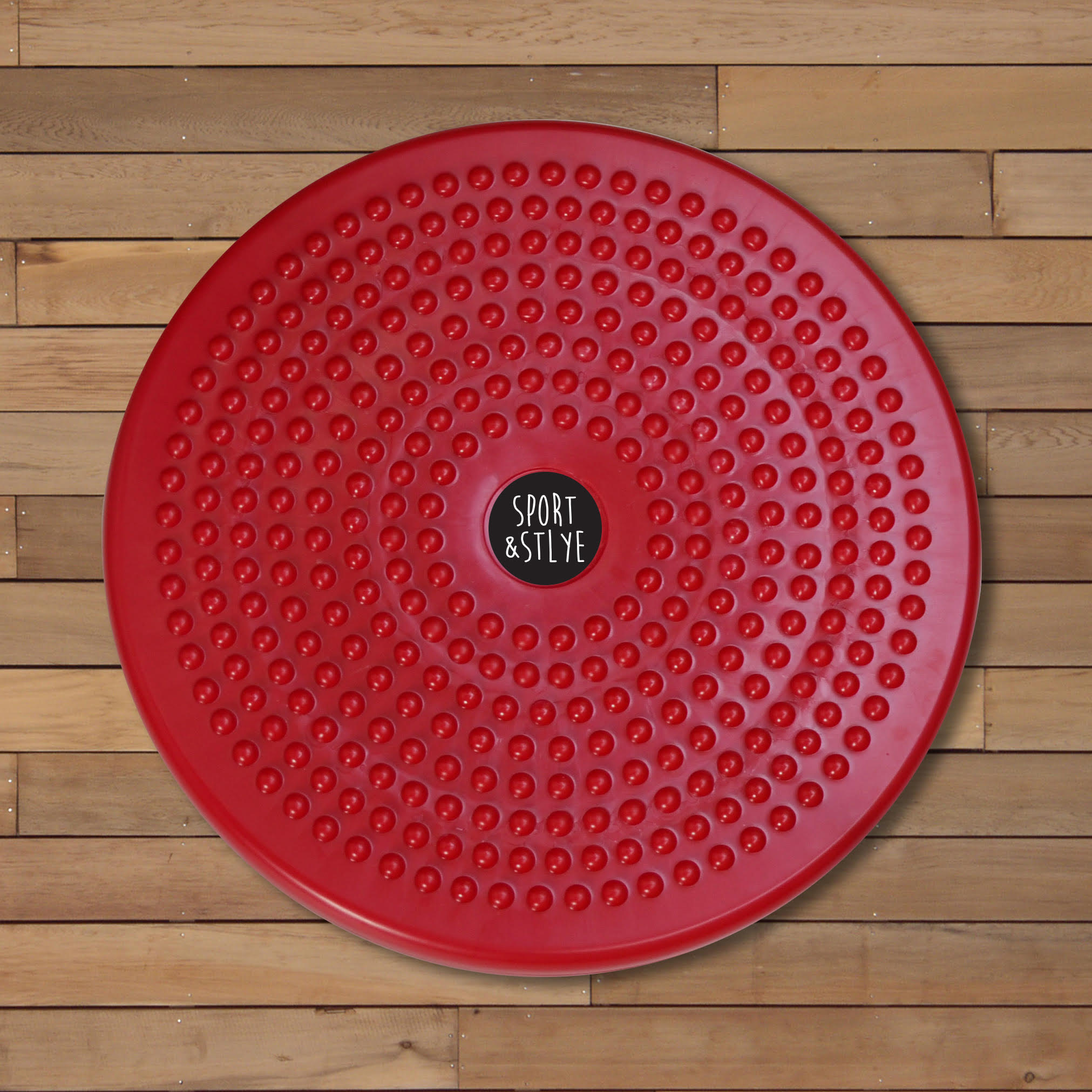 จานทวิส จานหมุนเอว ใหญ่ (12นิ้ว) สีแดง - Twist Disc