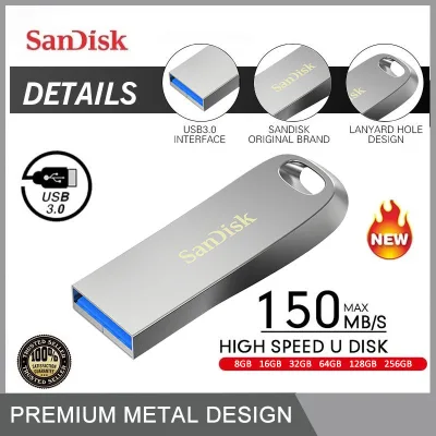 แฟลชไดร์ฟ SANDISK Flash Drive ULTRA LUXE USB 3.0 (SDCZ74-G46) 8GB16GB32GB64GB128GB256GB แฟลชไดร์ Flashdrive ดิสก์U อุปกรณ์จัดเก็บข้อมูล