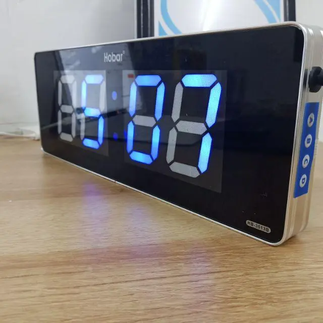 นาฬิกาดิจิตอล (JH3513) 35x13x3cm นาฬิกา ตั้งโต๊ะ LED DIGITAL CLOCK นาฬิกาแขวน นาฬิกาตั้งโต๊ะ