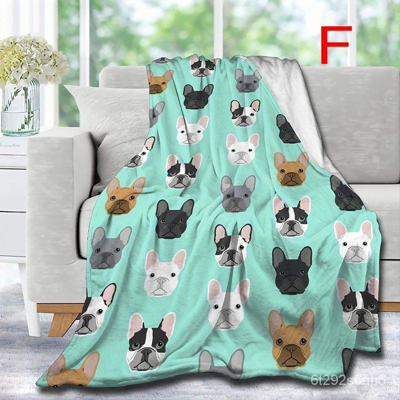 French Bulldog Dog Dachshund Cute Soft Fleece Blanket Flannel Velvet