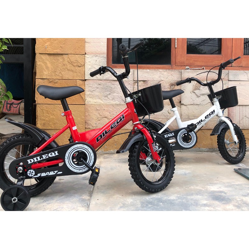 Theonegood ร้านไทย จักรยาน 12 นิ้ว สำหรับเด็ก อายุ 3-6 ปี รุ่นใหม่มาแรงโครงสร้างแข้งทนทานขึ้นระบบเบรกที่ดีกว่าเดิม ล้อแบบยางสามารถเติมลมได้ COD
