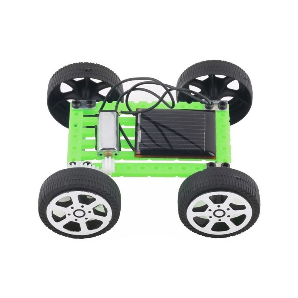 GROVERT มินิเด็กรถพลังงานแสงอาทิตย์ส่วนประกอบ DIY รถ Gadget ปริศนาไอคิวหุ่นยนต์ไฟฟ้ารถของเล่นพลังงานแสงอาทิตย์