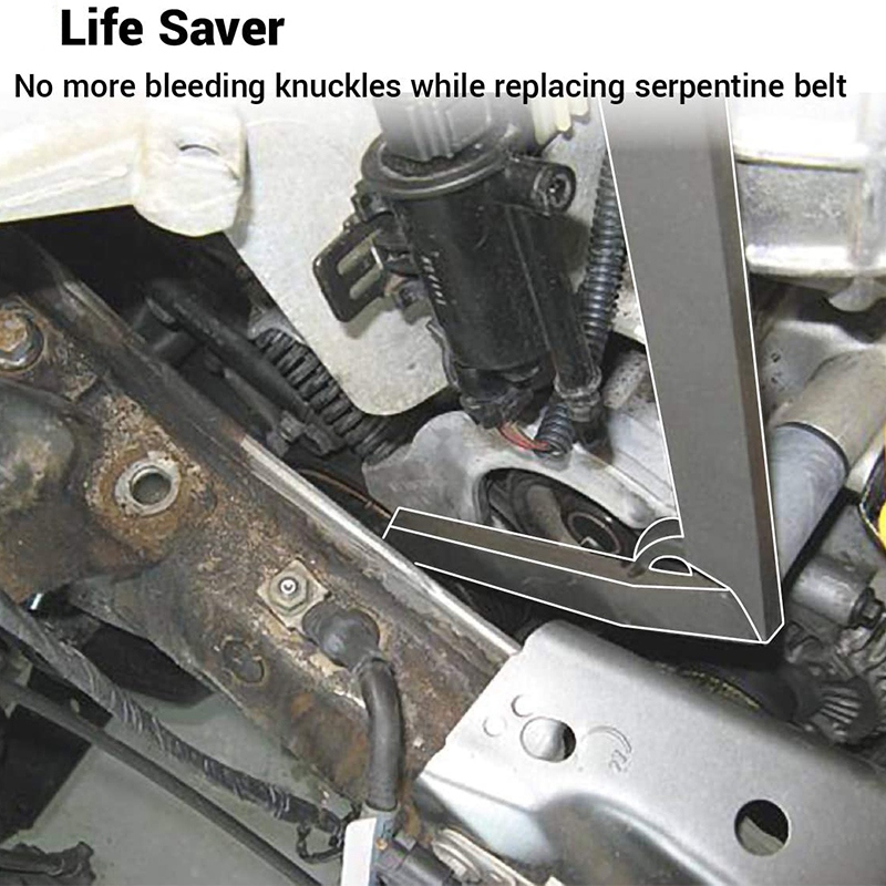 Serpentine Belt Removal Tensioner Tool R52 R53 Compatible for Mini Cooper BMW W11 Supercharged