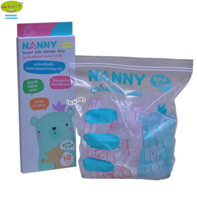 NANNY แนนนี่ ถุงเก็บสต็อกน้ำนมแม่แนนนี่ Nanny 10 ใบ