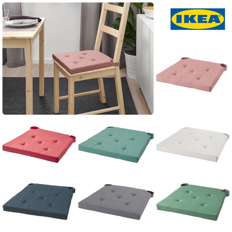 【SPOT HOT SALE】 New 2021 เบาะรองนั่ง เบาะรองเก้าอี้ ikea INA แผ่นรองนั่ง  ที่รองนั่ง 35-42x40x40 ซมมีเก็บเงินยทาง💰ส่งไว🚚