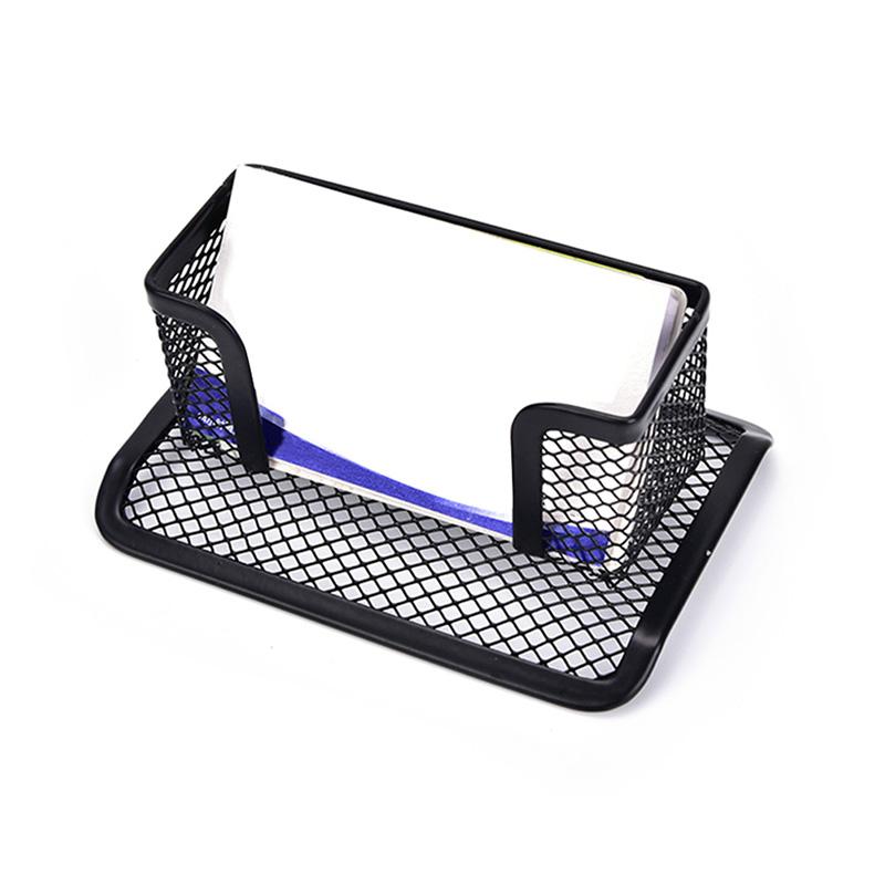 FG 1xBlack Mesh Cards Box Storage Rack Holder Tray Table Desktop