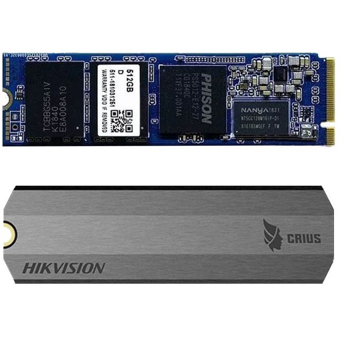 SSD HIKVISION E2000 256GB PCIe Gen 3 x 4, NVMe, Up to 3000MB/s read speed, 1300MB/s write speed
