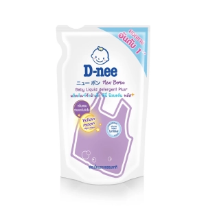 สินค้า D-nee ดีนี่ ผลิตภัณฑ์ซักผ้าเด็ก กลิ่น Yellow Moon สูตร ซักกลางคืน ถุงเติม 600 มล.