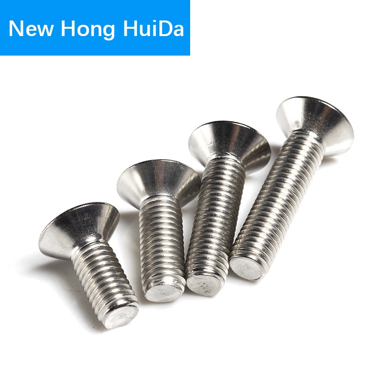 Hex Flat Head Socket Cap Screw Hexagonal Metric Thread Countersunk Machine Bolt 304 Stainless 3685