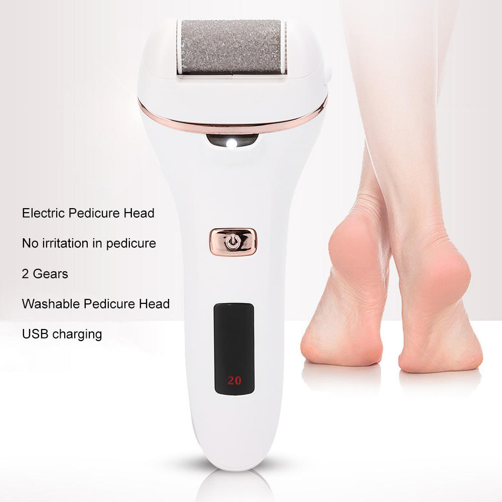 Electric Pedicure Callus Remover, Waterproof Foot File Electronic