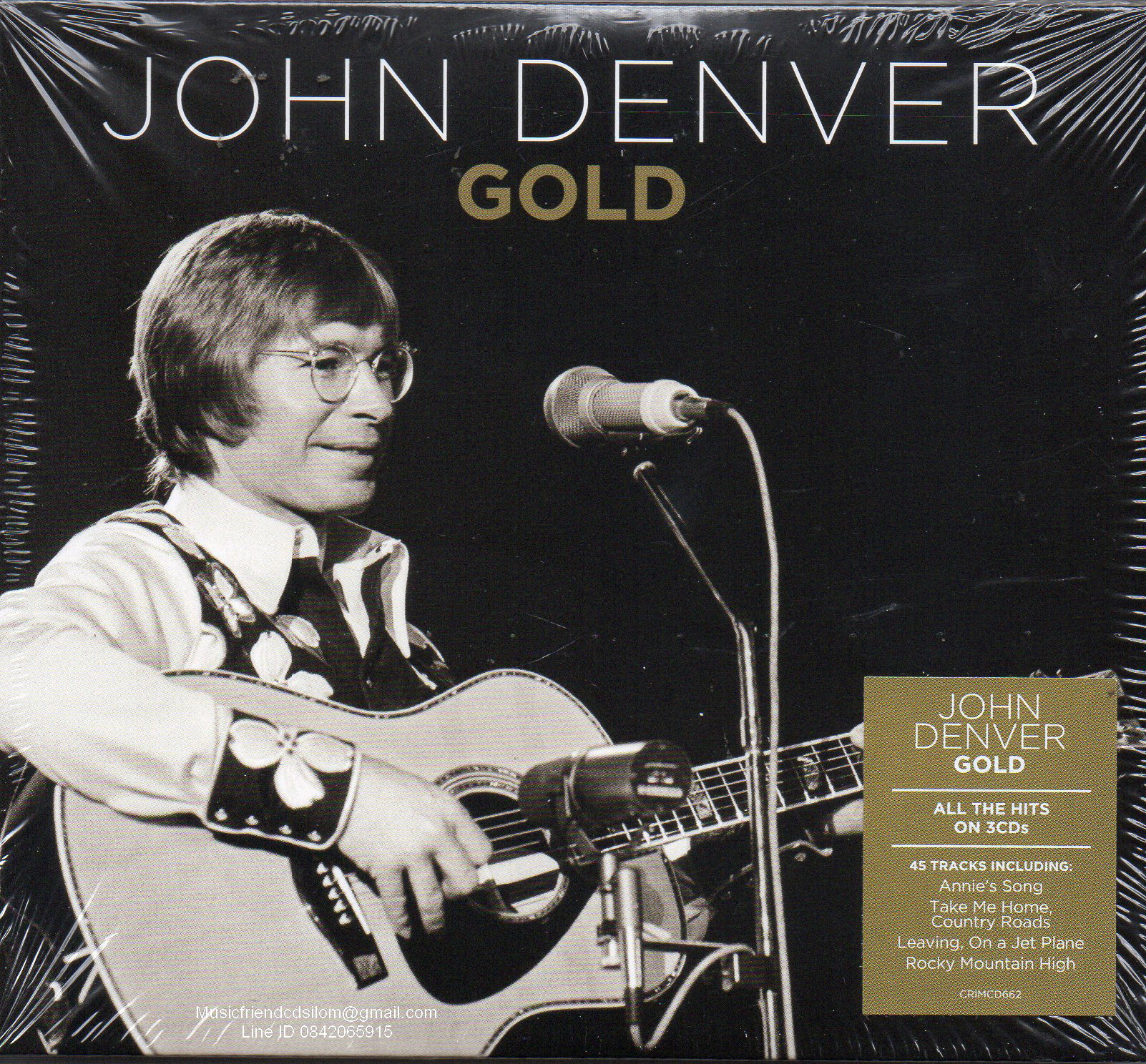 CD,John Denver - Gold(3CDs)(EU)(สากล)(Oldies 70 80)