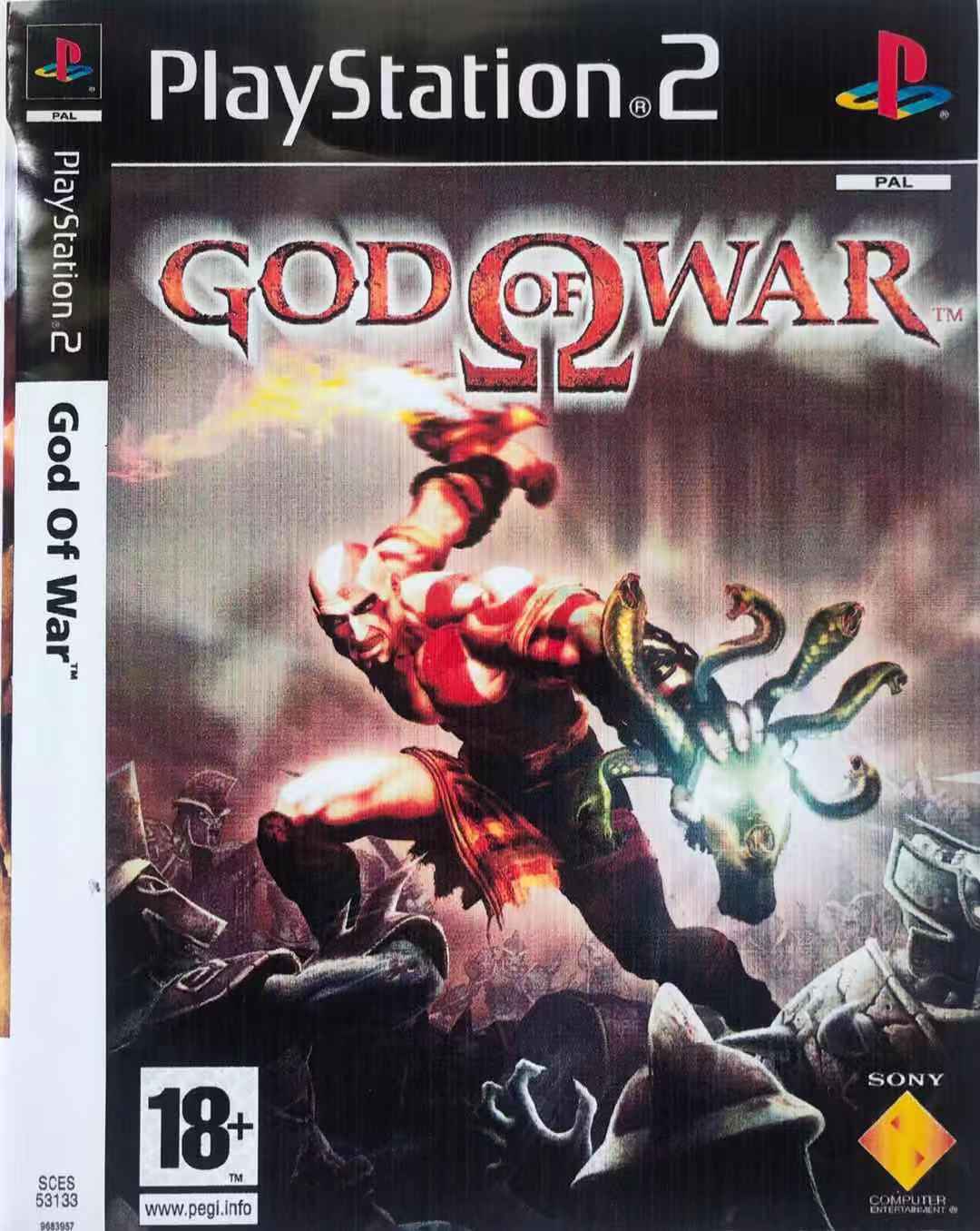 แผ่นเกมส์ PS2 God of War 1