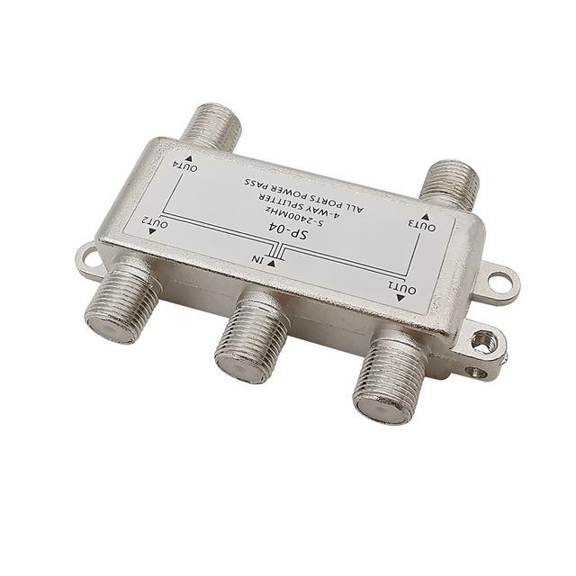 【CW】 2/3/4 Way Port TV Signal Satellite Coax Diplexer Combiner 1 Into