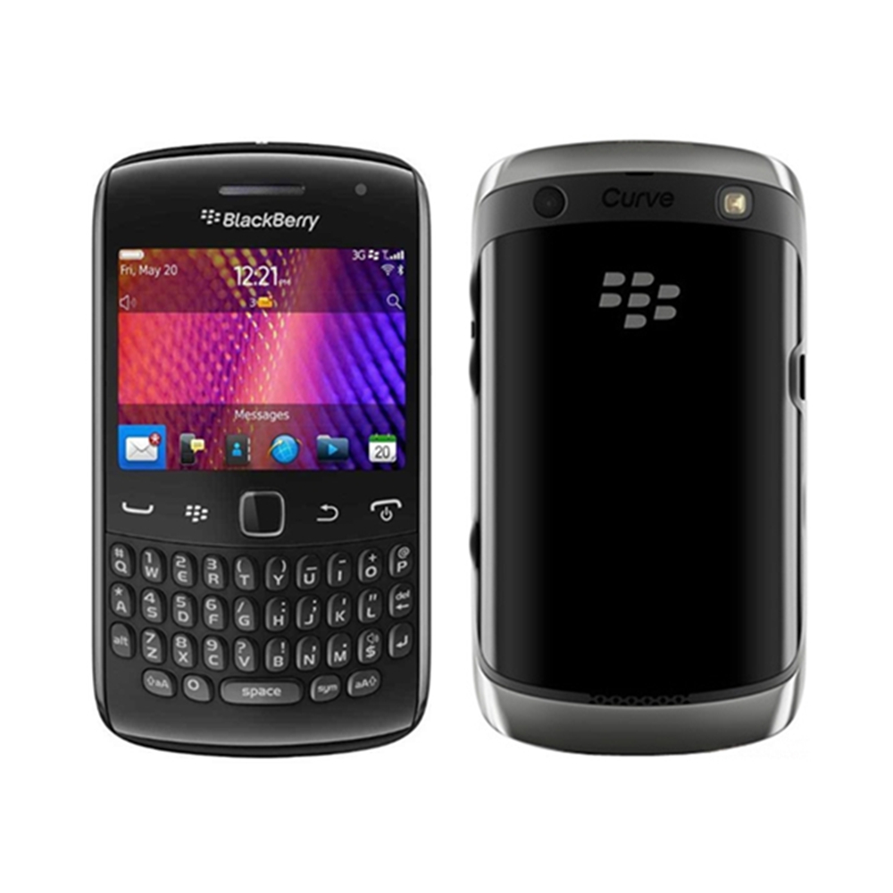 BlackBerrys Curve 9360 QWERTY 5.0MP กล้อง GPS WiFi บลูทู ธ BlackBerrys OS โทรศัพท์มือถือ