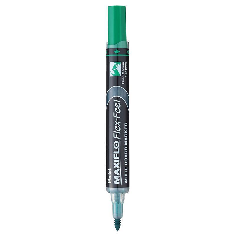Electro48 เพนเทล ปากกาไวท์บอร์ด MAXIFLO Flex-Feel, หมึกสีเขียว