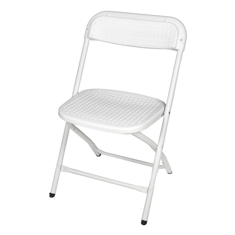 ราคาพิเศษ!! เก้าอี้พับอเนกประสงค์ NEW STORM GC-81NW สีขาว FOLDING CHAIR NEW STORM GC-81NW WHITE