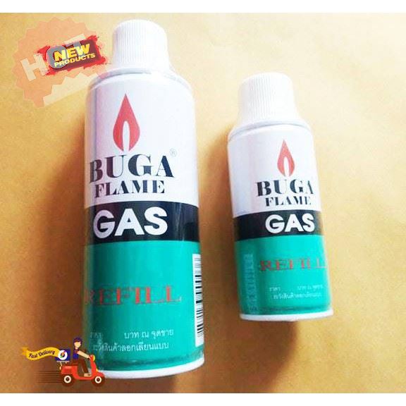 HOT SALE!! สินค้าดี มีคุณภาพ ราคาถูก ## แก๊ส กระป๋องเติมไฟแช็ก แก๊สเติมไฟแช็คกระป๋อง ขนาด 375มล ใหญ่ คู่กระป๋องกลาง สุดคุ้มแพ็กคู่ ## ไฟแช็ค แก๊ส