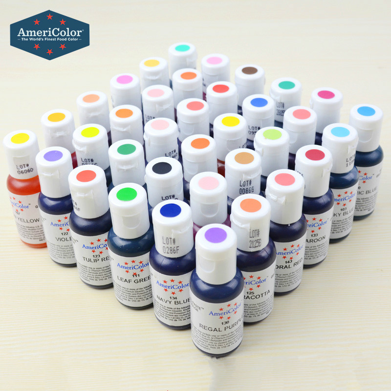 Baking Pigment US Americolor Food Coloring Cream Fondant Cake Macarons ...