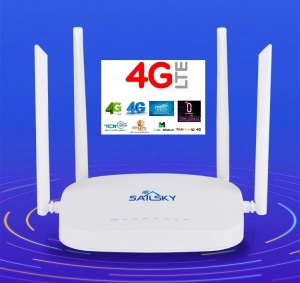 ภาพหน้าปกสินค้า4G Router เราเตอร์ 4 เสา ใส่ซิมปล่อย Wi-Fi, 300Mbps N 2.4GHz, รองรับ 4G ทุกเครือข่าย รองรับการใช้งาน Wifi ได้พร้อมกัน 32 users ที่เกี่ยวข้อง
