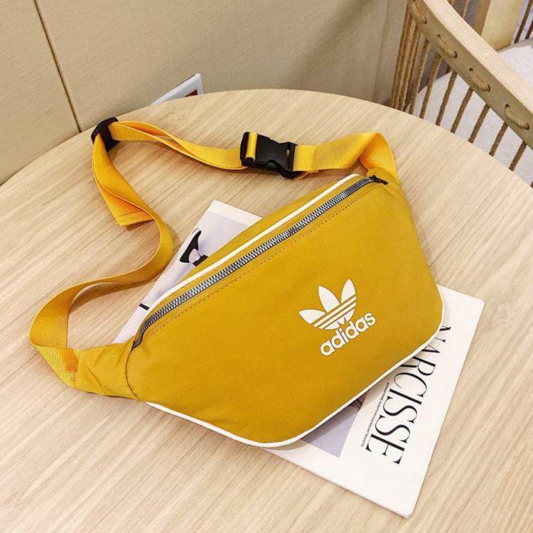 กระเป๋าคาดอกและเอว/กระเป๋าสะพายลำตั Adidasรุ่นซ่อนซิป เป็นอีกรุ่นที่ได้รับความนิยมเป็นอย่างมาก-AD002 สี สีเหลือง สี สีเหลือง