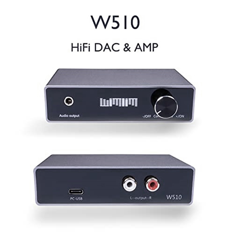 USB Desktop DAC- Mini Stereo DAC with USB Type-C Cable, Digital to ...