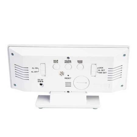 นาฬิกาดิจิตอล LED ตั้งโต๊ะ ไฟสีขาว