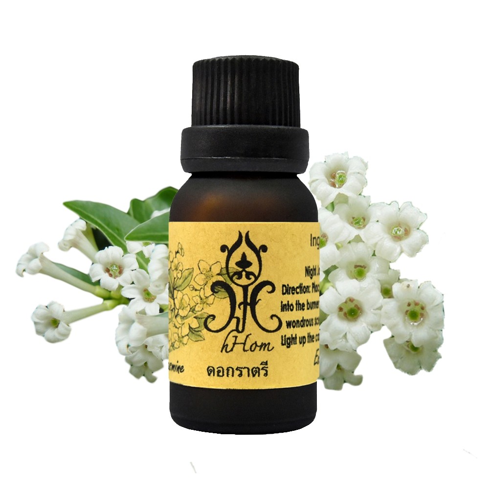 Hot Sale Essential Oil น้ำมันหอมระเหย กลิ่น ดอกราตรี Night Jasmine 15ml. ราคาถูก เทียนหอม เทียนหอมคริสมาส