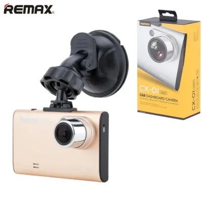 โปรโมชั่น กล้องติดรถยนต์ กล้องติดรถยนต์หน้าหลัง กล้องติดรถยนต์ไร้สาย กล้องติดรถยนต์สัมผัส Remax CX-01 Car Dashboard Camera 1080P กล้องติดรถยนต์ สีทอง Gold ราคาถูก