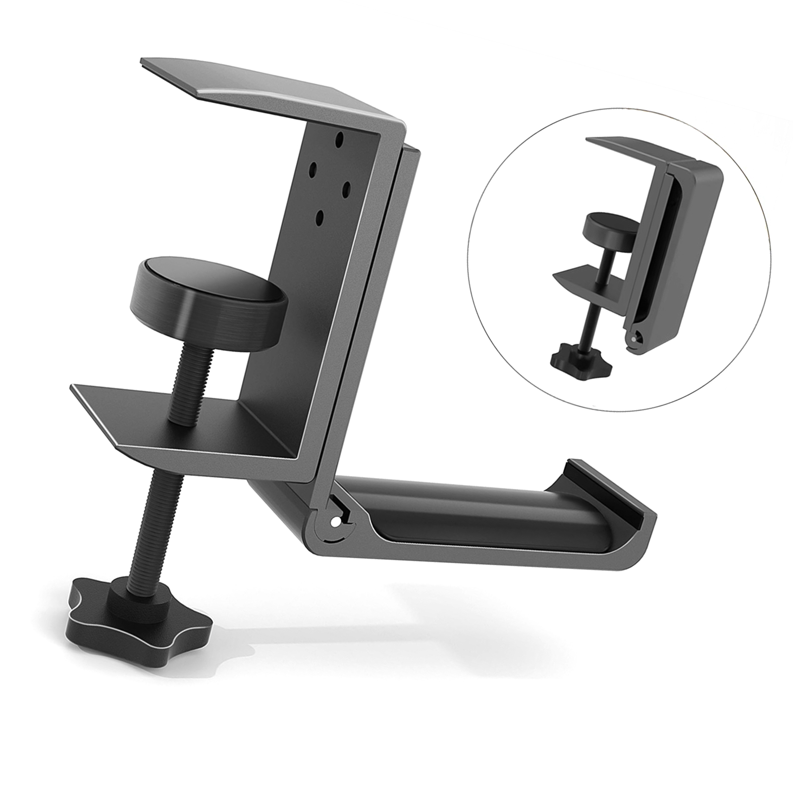 Universal Headset Hanger Headphone Hook Holder Desk Mount Stand