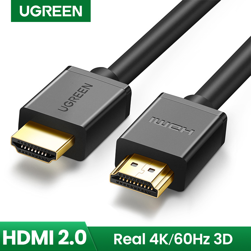 UGREEN HDMI Cable 4K สายต่อจอ HDMI Support 4K, TV, Monitor, Projector, PC, PS, PS4, Xbox, DVD, เครื่องเล่น