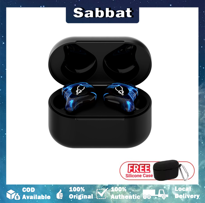 Sabbat G12 Elite Gaming Series TWS True Wireless Earphones HiFi 40ms Ultra Low Latency Dual-Mode Switch Dual Engine Performance IPX5 Water Resistant Bluetooth 5.0 พร้อมเคสซิลิโคนฟรี