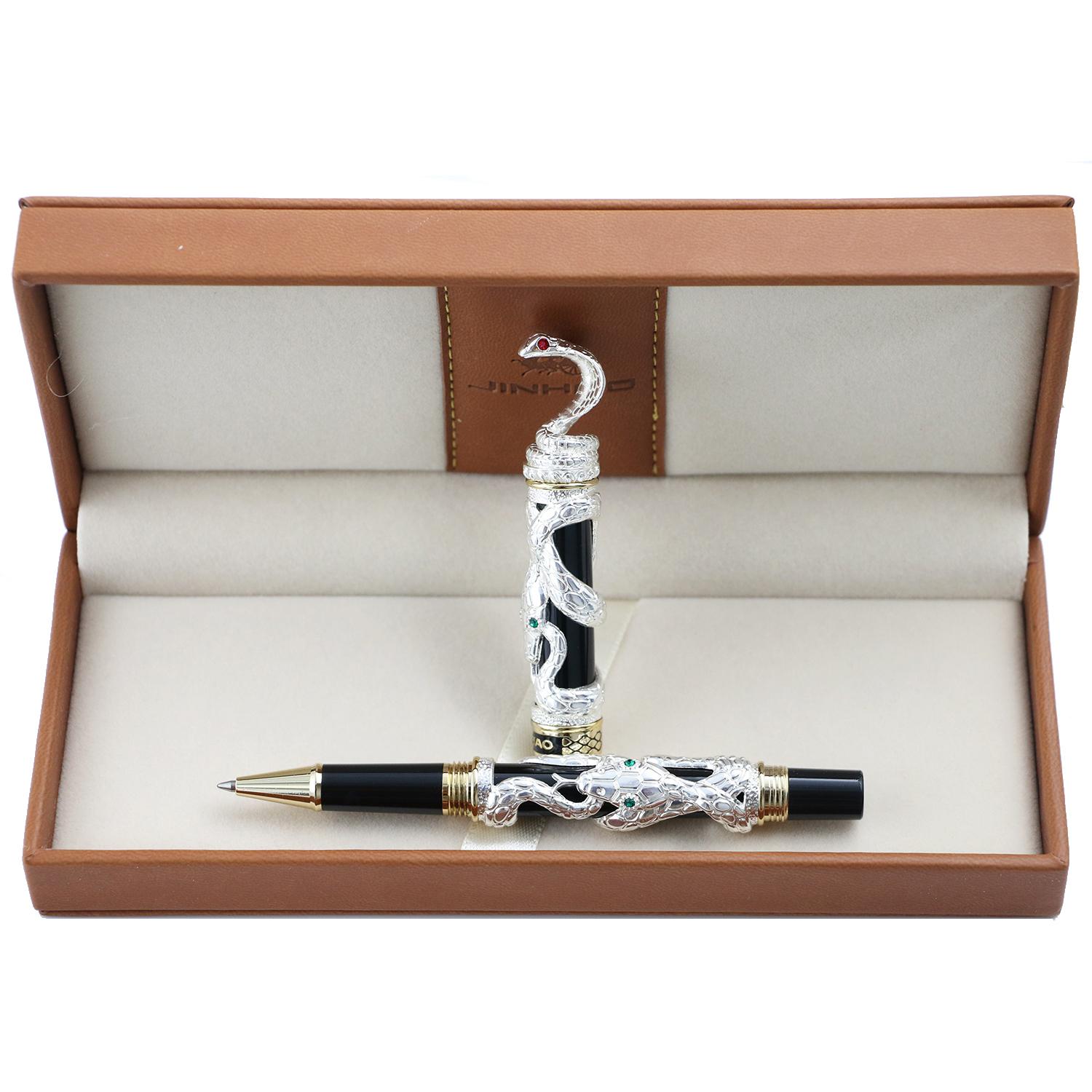 jinhao Snake Gray Medium nib fountain pen new gift pen