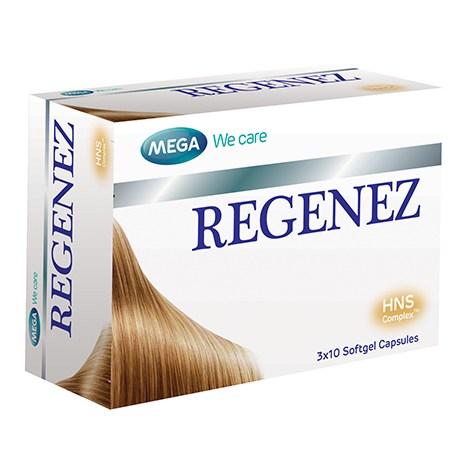 Mega we care Regenez สำหรับผู้มีปัญหาผมร่วง 30 แคปซูล รีจีเนส รีเจียเนส