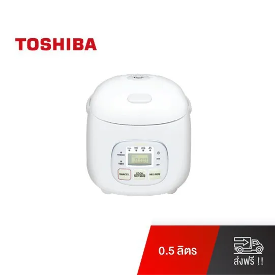 Toshiba หม้อหุงข้าว ความจุ 0.54 ลิตร รุ่น RC-5MM(WT)A - (ขาว)