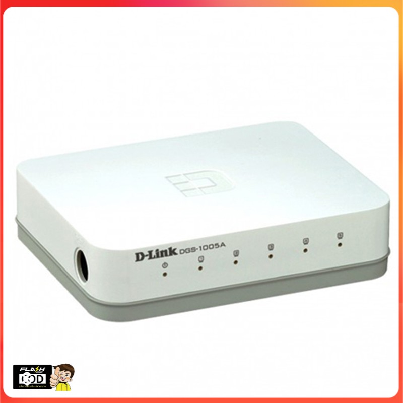 ร้านไทย พร้อมส่งฟรี ✨✨ D-LINK Gigabit Switching Hub (DGS-1005A) 5 Port (4