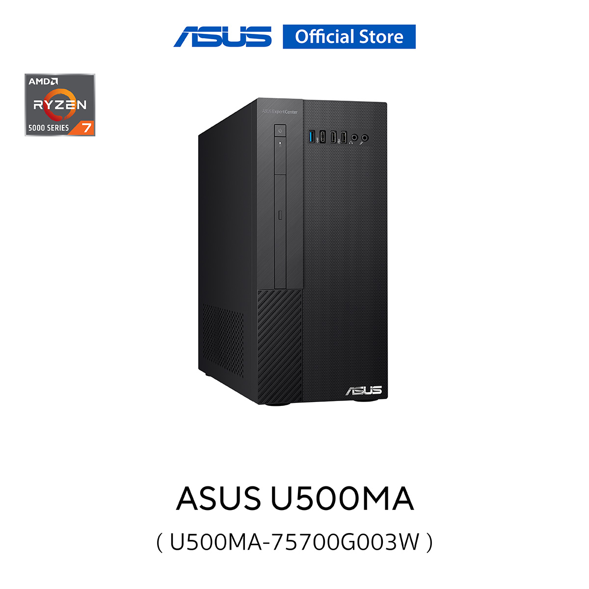 Asus U500MA-75700G003W, desktop, Ryzen 7 5700G, 8GB DDR4