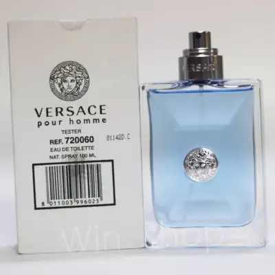 Versace Pour Homme Eau De Toilette 100ml. น้ำหอมแท้ กล่องเทส