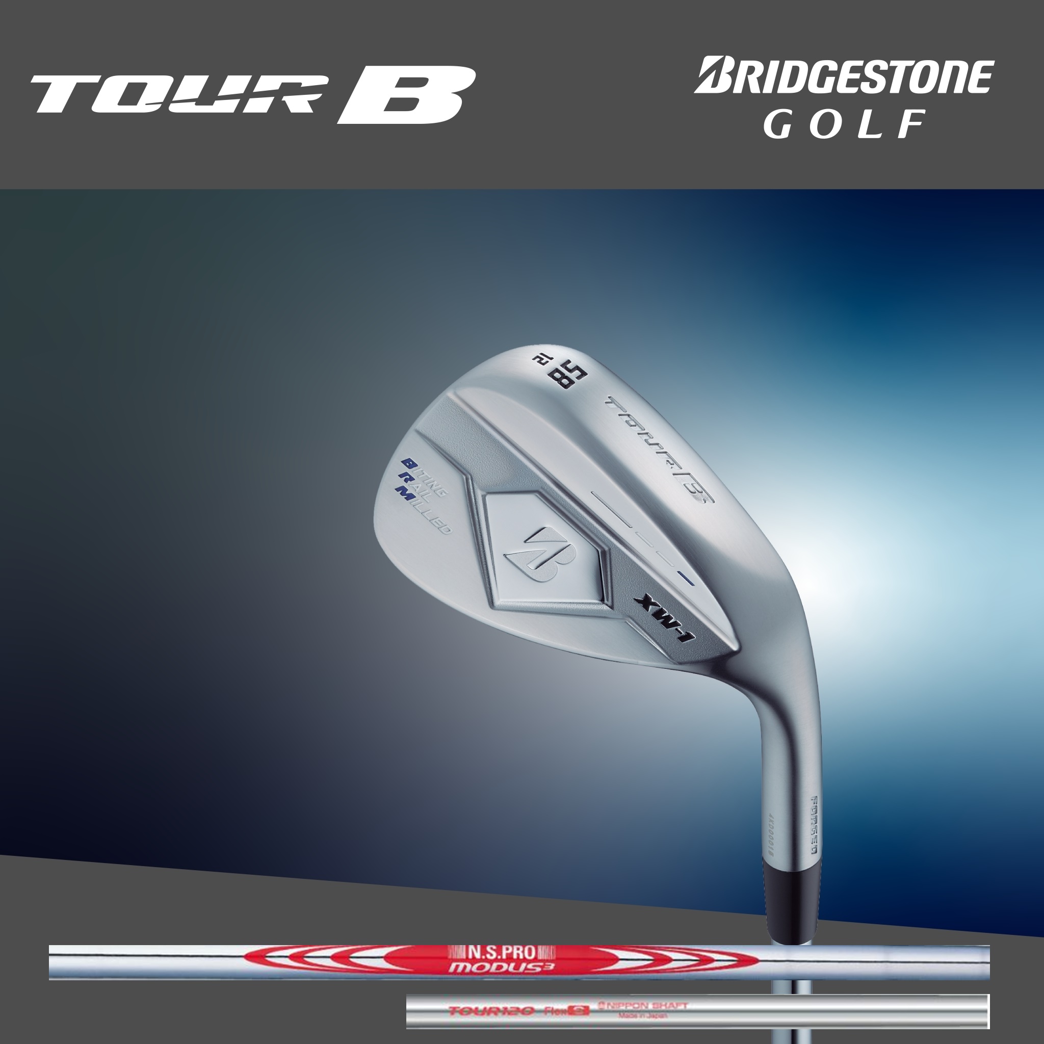 เวดจ์ Bridgestone golf - Tour B XW-1 wedge with NS.Pro Modus120 steel shaft