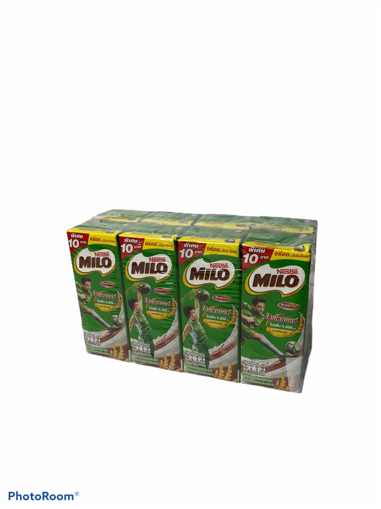 MILO ไมโล UHT รุ่นกล่อง บรรจุ180ml. 1แพค/บรรจุ8กลอ่ง ราคาพิเศษ สินค้าพร้อมส่ง!!